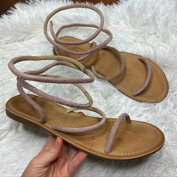 Free People Havana Wraparound Gladiator Sandal 39 - Picture 2 of 6